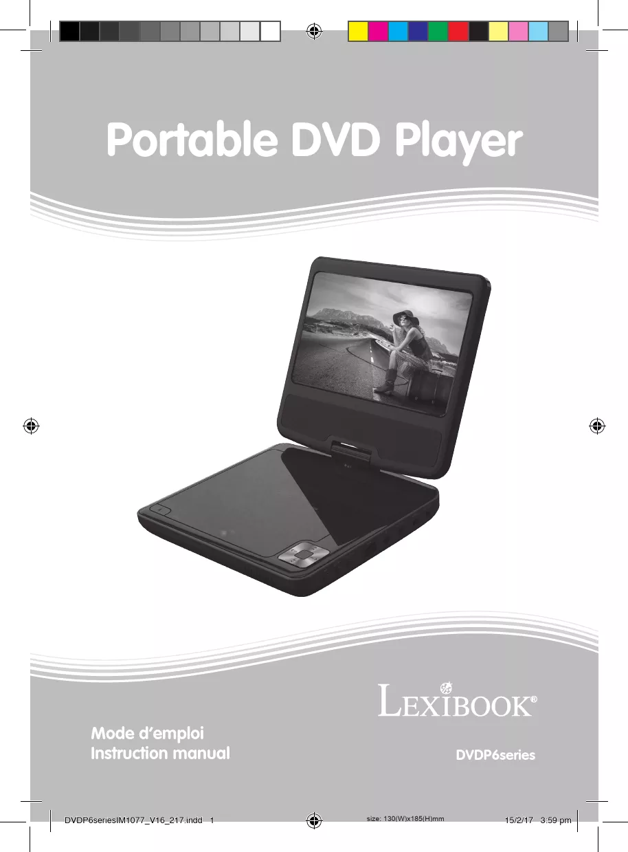 Mode d'emploi LEXIBOOK DVDP6DO