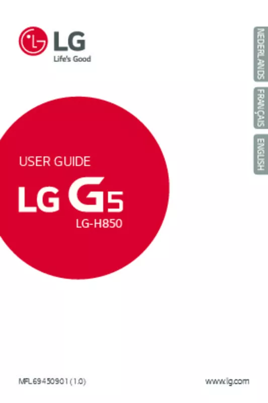 Mode d'emploi LG G5