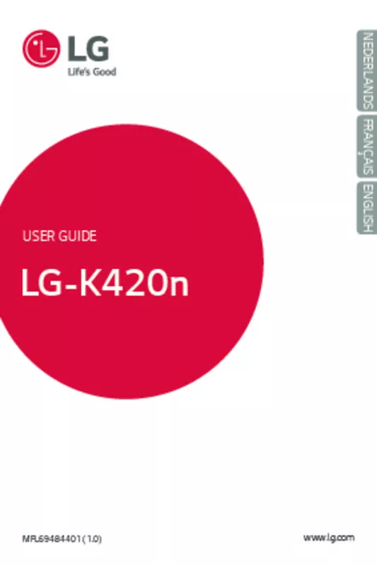 Mode d'emploi LG K10