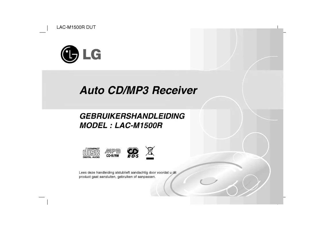 Mode d'emploi LG LAC-M1500R