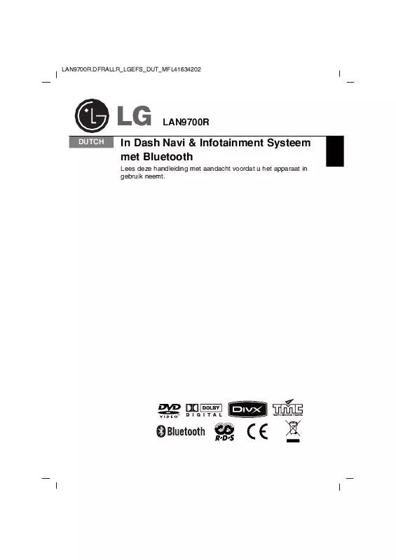 Mode d'emploi LG LAN9700R