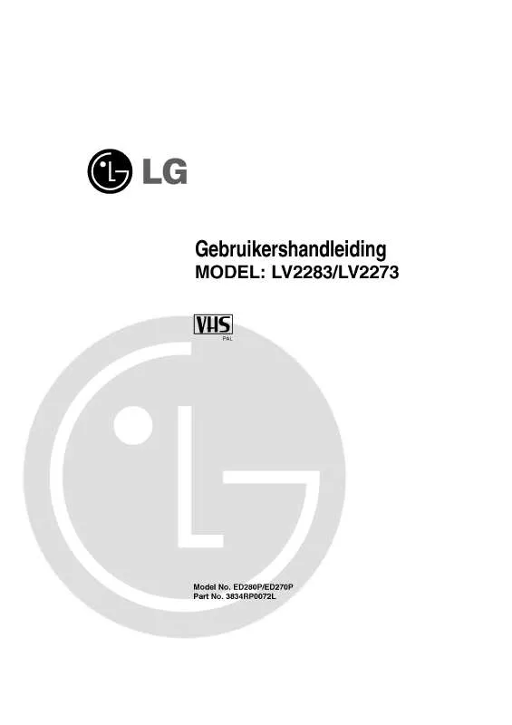 Mode d'emploi LG LV2273