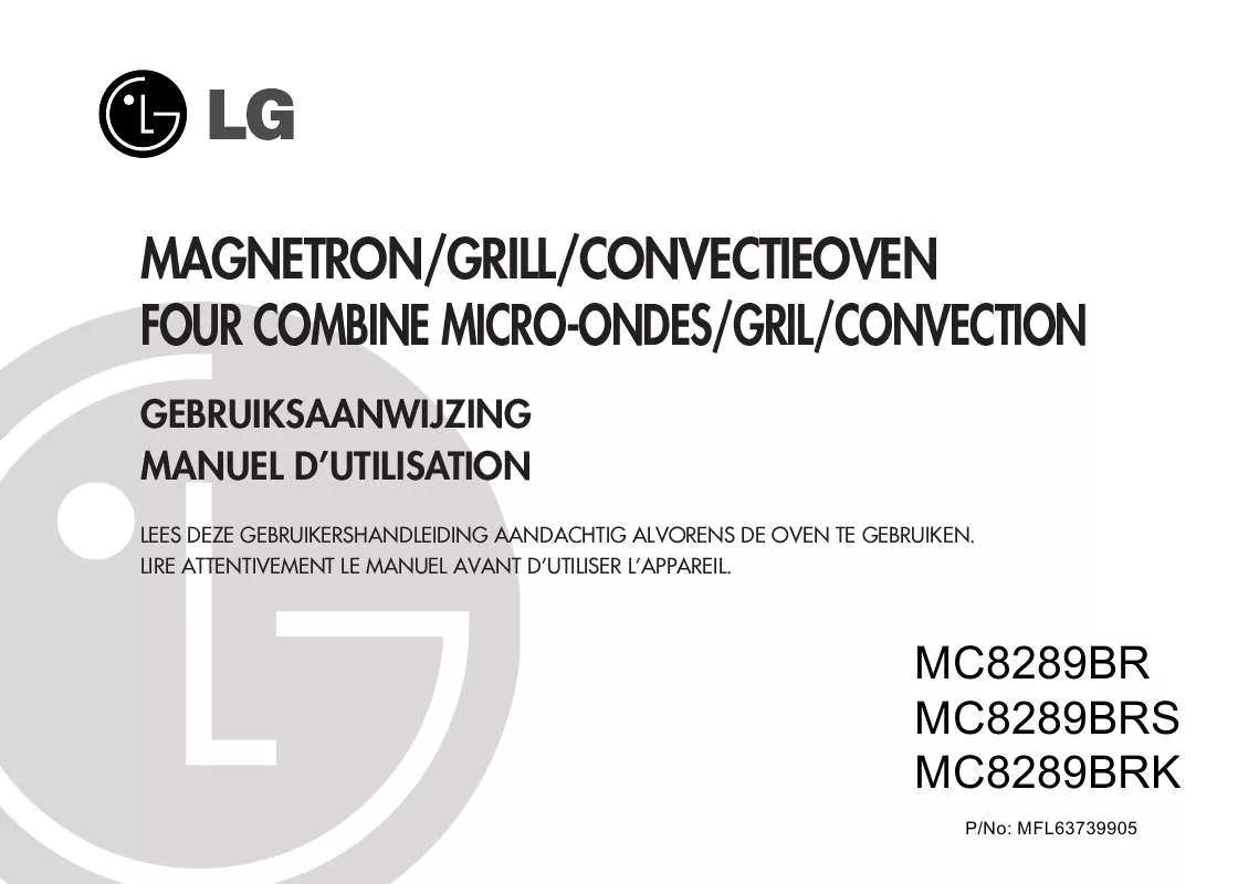 Mode d'emploi LG MC8289BR