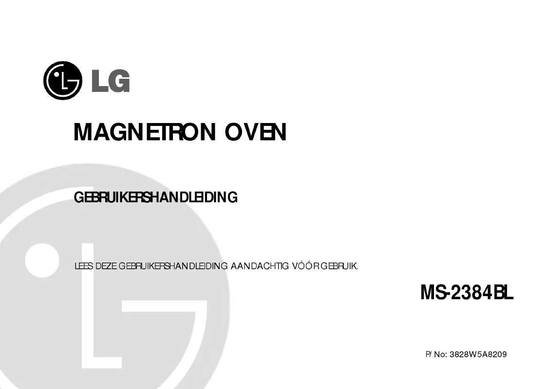 Mode d'emploi LG MS-2384BL
