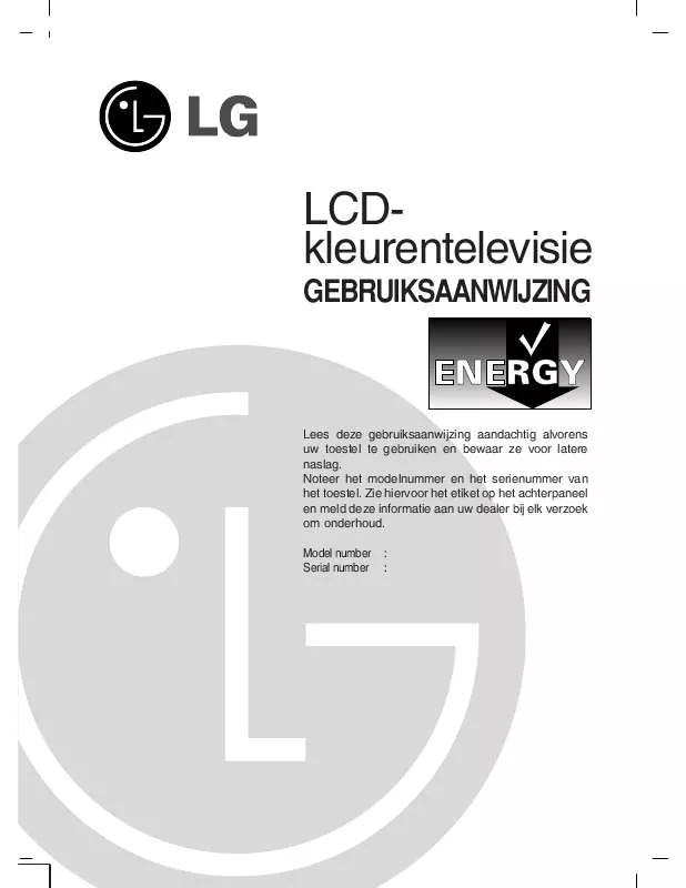Mode d'emploi LG RZ-20LZ50