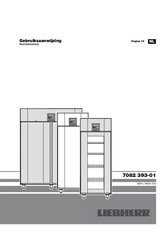 Mode d'emploi LIEBHERR BKPV 6570