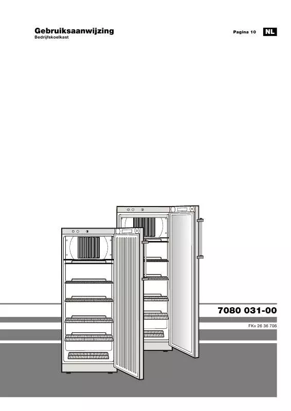 Mode d'emploi LIEBHERR FKVSL 2610