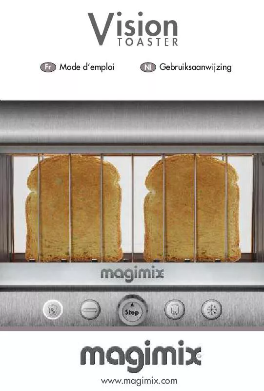 Mode d'emploi MAGIMIX LE TOASTER VISION