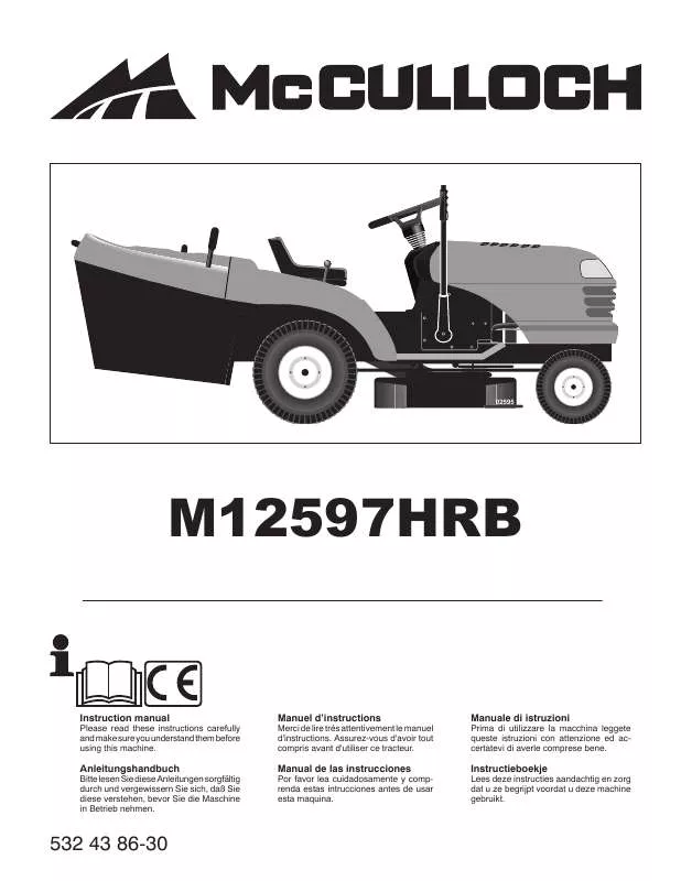 Mode d'emploi MCCULLOCH M12597HRB