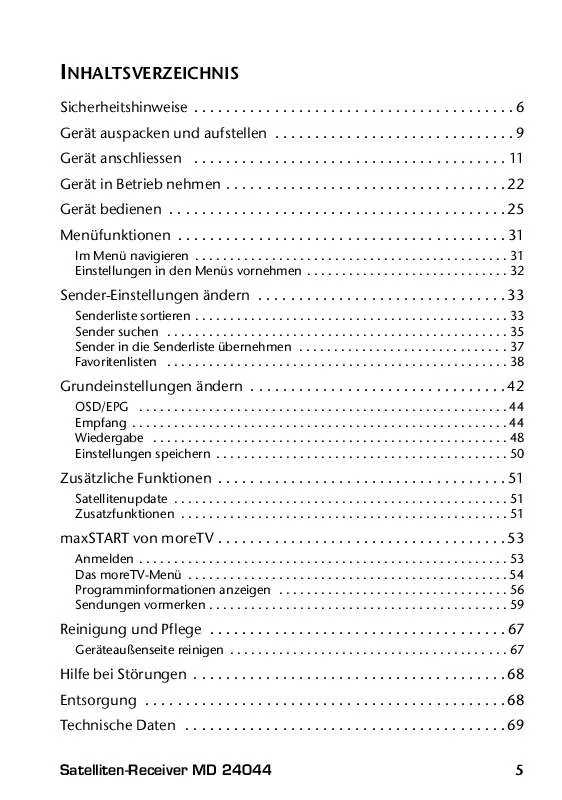 Mode d'emploi MEDION MD 24088