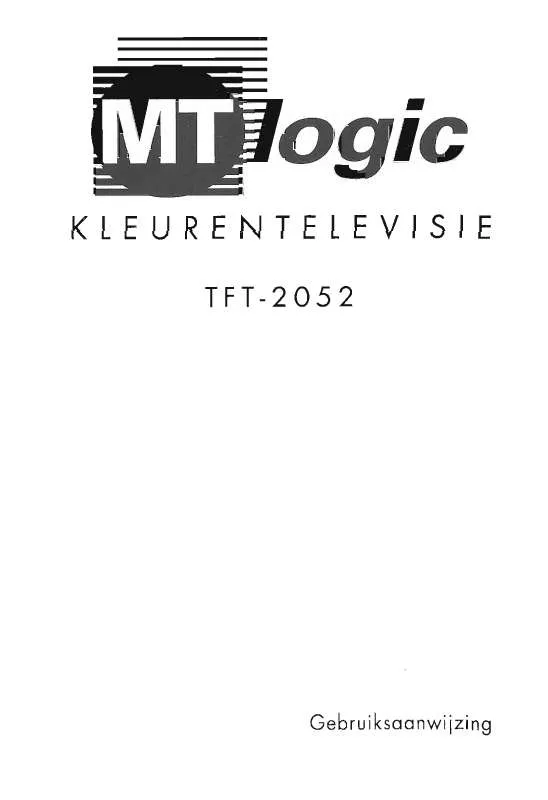 Mode d'emploi MT LOGIC TFT-2052