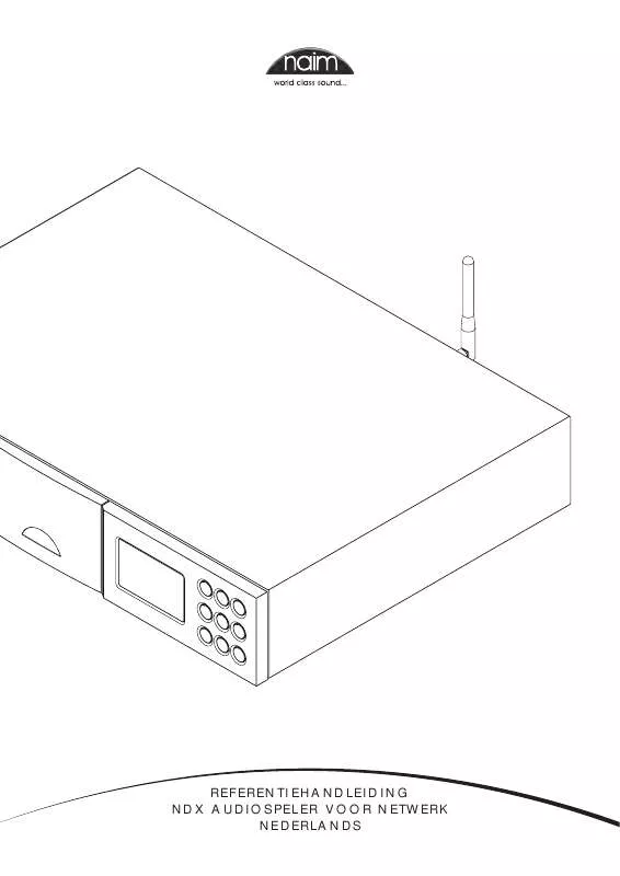 Mode d'emploi NAIM NDX