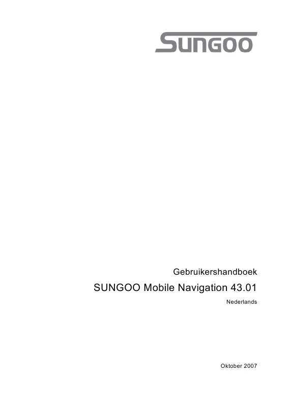 Mode d'emploi NAVIGON SUNGOO MOBILE NAVIGATION 43.01