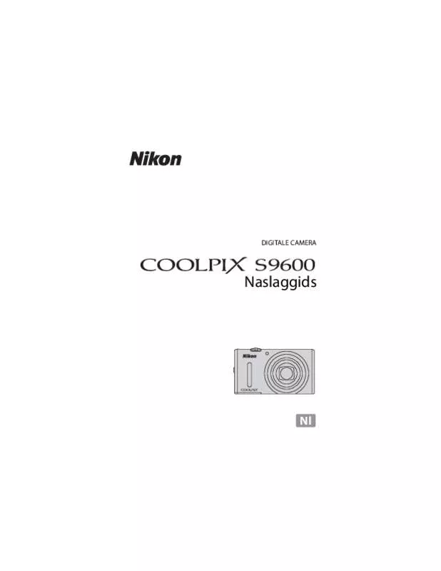 Mode d'emploi NIKON COOLPIX S9600