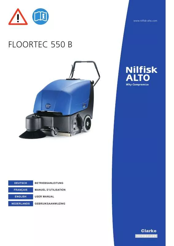 Mode d'emploi NILFISK FLOORTEC 550 B