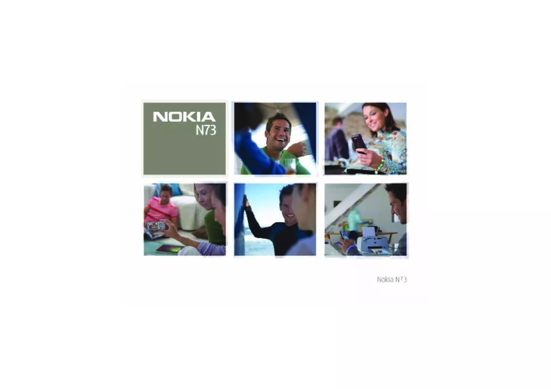 Mode d'emploi NOKIA N73 MUSIC EDITION