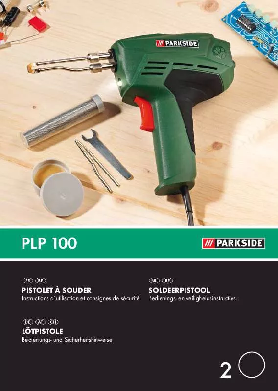 Mode d'emploi PARKSIDE KH 3053 SOLDERING GUN