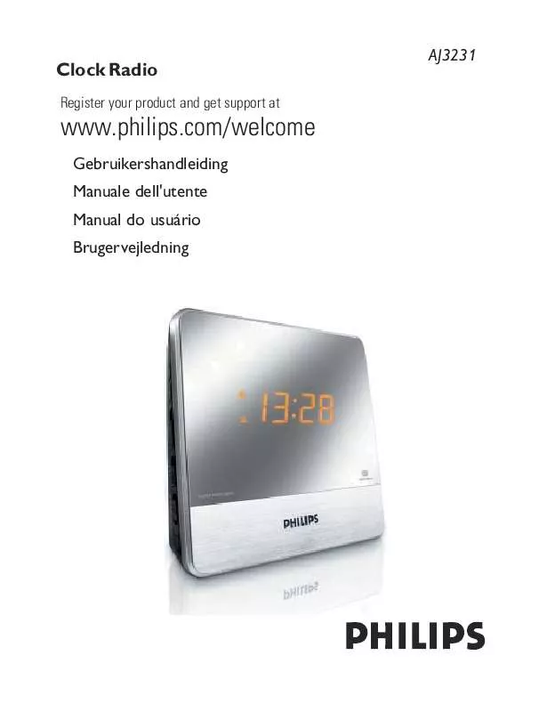 Mode d'emploi PHILIPS AJ3231