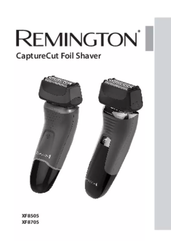 Mode d'emploi REMINGTON CAPTURECUT PRO XF8705