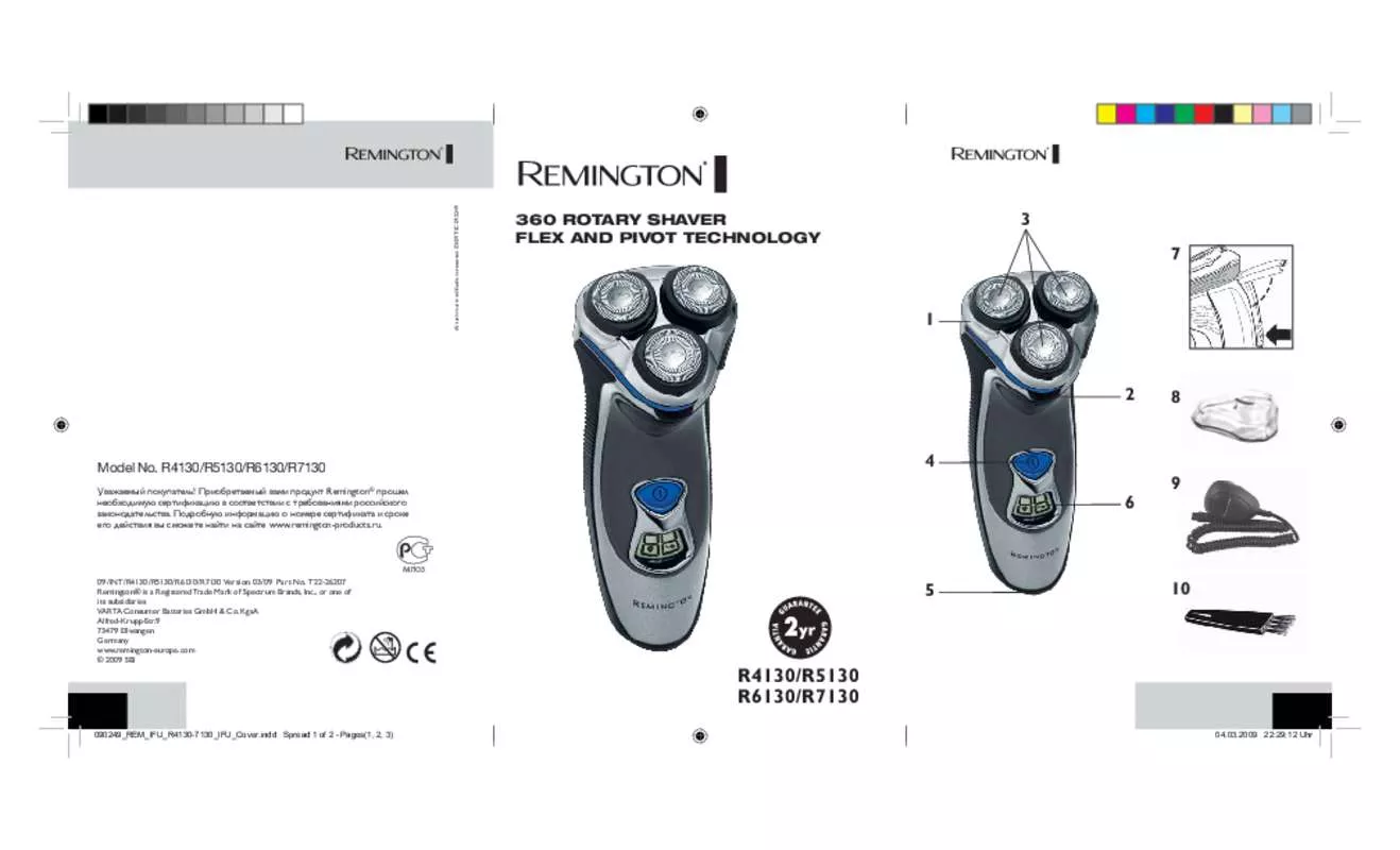 Mode d'emploi REMINGTON R7130