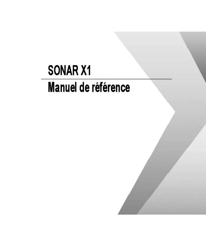 Mode d'emploi ROLAND SONAR X1 ESSENTIAL