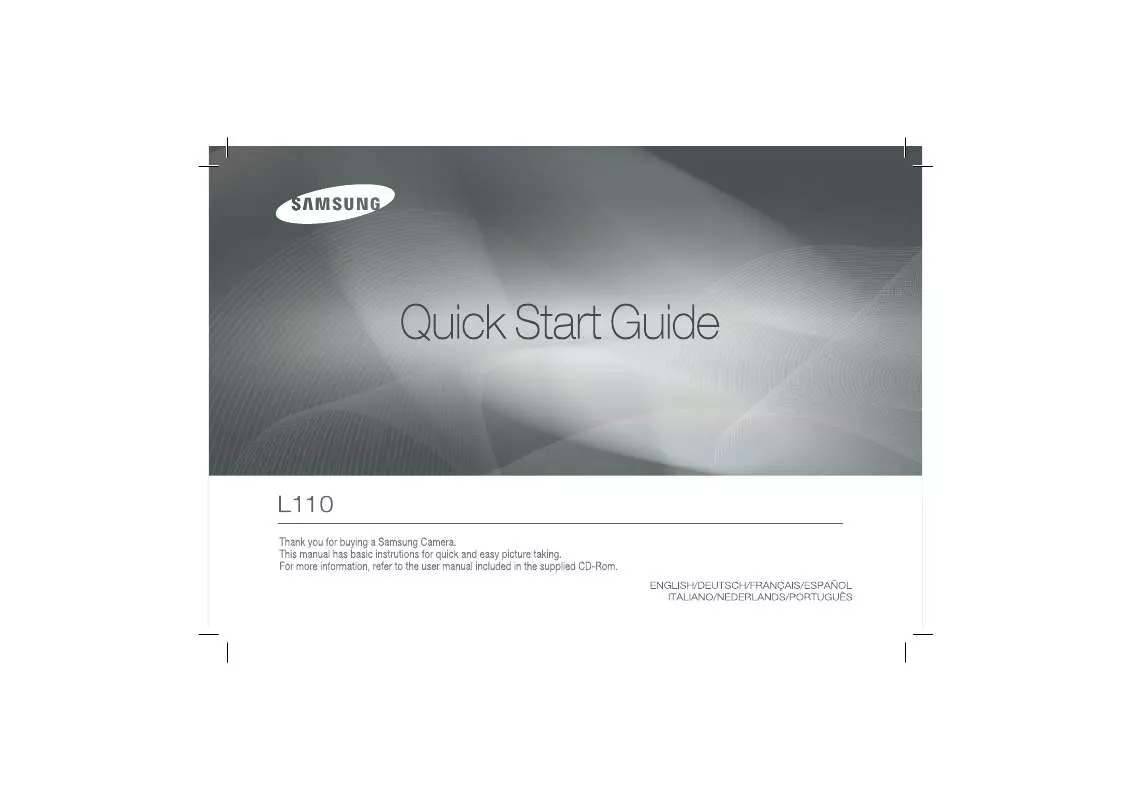 Mode d'emploi SAMSUNG 蓝调L110