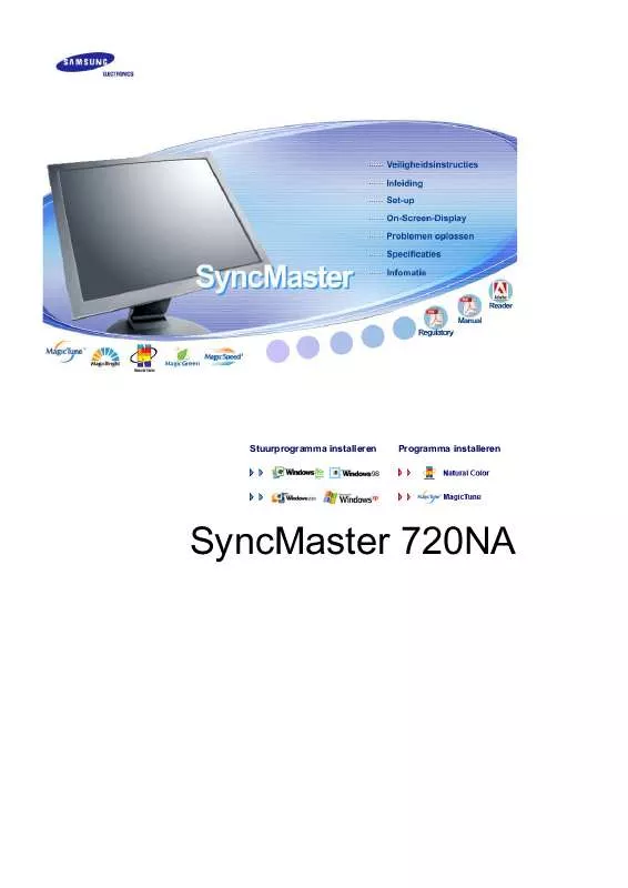 Mode d'emploi SAMSUNG SYNCMASTER 720NA