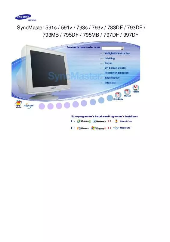 Mode d'emploi SAMSUNG SYNCMASTER 793S