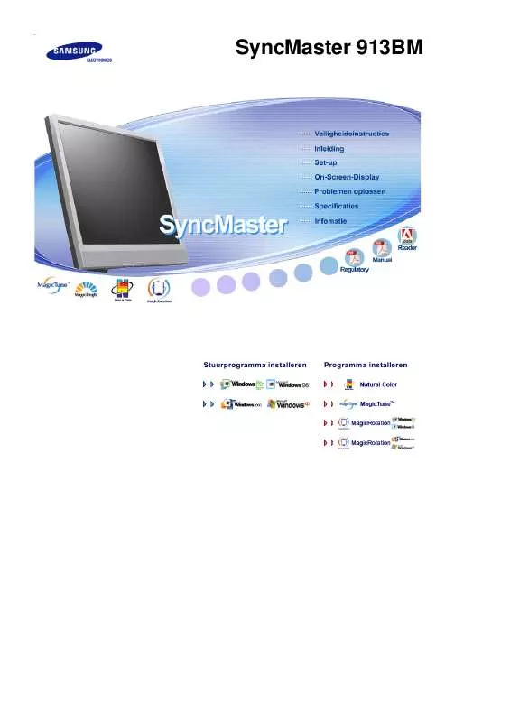 Mode d'emploi SAMSUNG SYNCMASTER 913BM