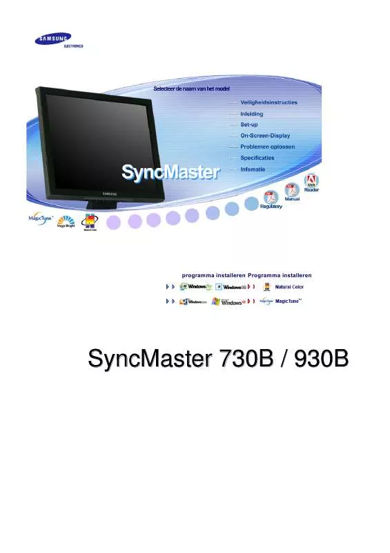 Mode d'emploi SAMSUNG SYNCMASTER 930B