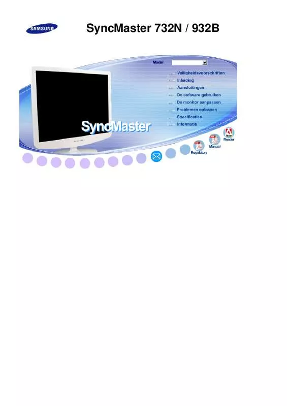 Mode d'emploi SAMSUNG SYNCMASTER 932B