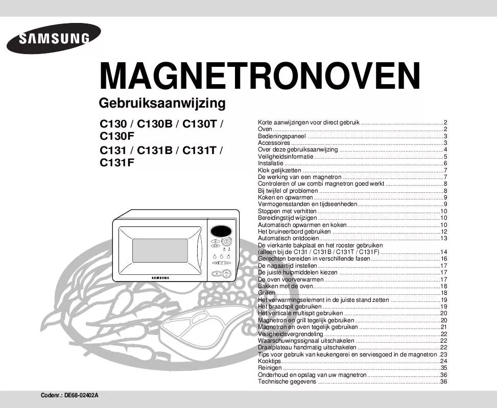 Mode d'emploi SAMSUNG C131