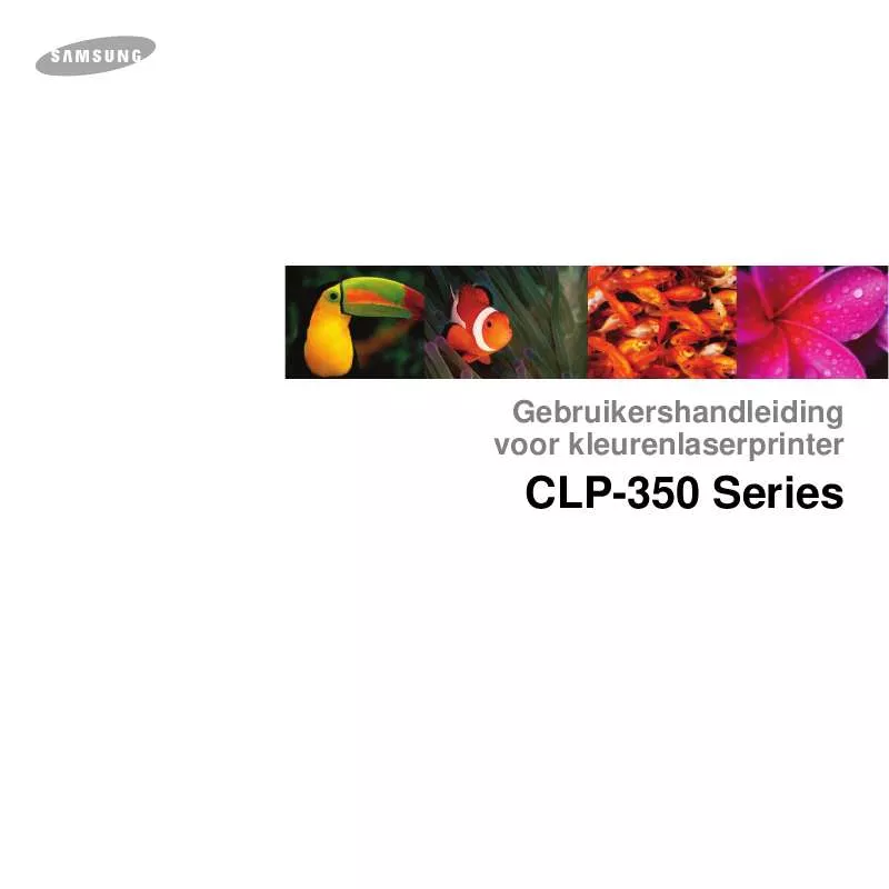 Mode d'emploi SAMSUNG CLP-350N/XEG