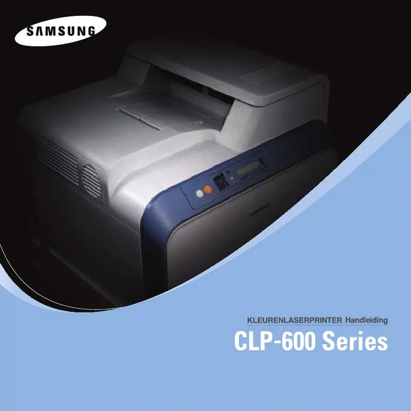 Mode d'emploi SAMSUNG CLP-600N/STS