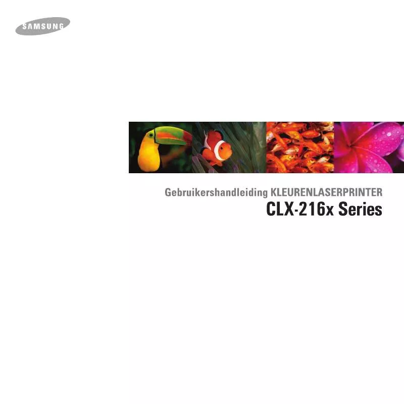 Mode d'emploi SAMSUNG CLX-2160/SEE