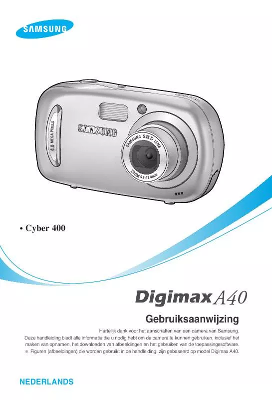 Mode d'emploi SAMSUNG DIGIMAXA40