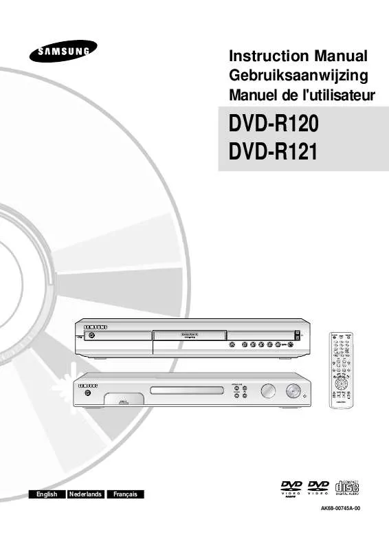 Mode d'emploi SAMSUNG DVD-R120