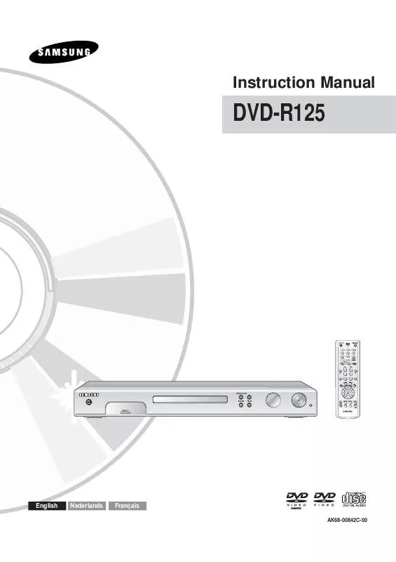 Mode d'emploi SAMSUNG DVD-R125