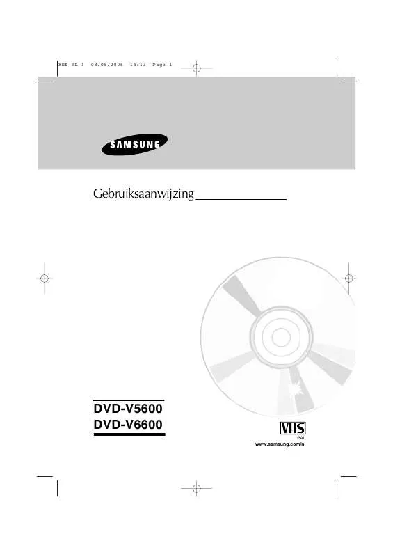 Mode d'emploi SAMSUNG DVD-V5500