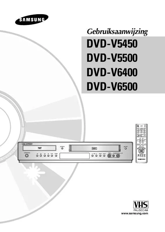 Mode d'emploi SAMSUNG DVD-V6500