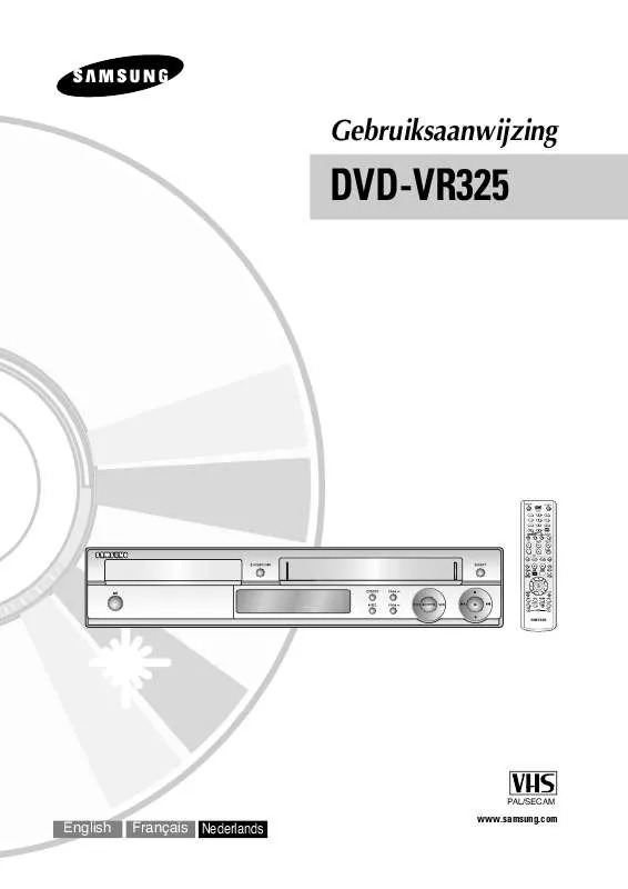 Mode d'emploi SAMSUNG DVD-VR325