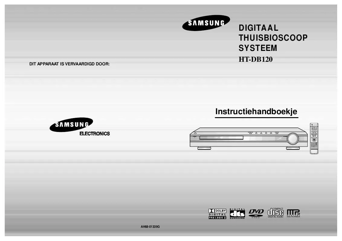 Mode d'emploi SAMSUNG HT-DB120