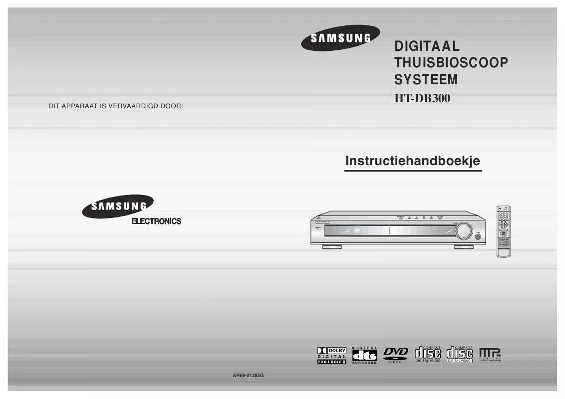 Mode d'emploi SAMSUNG HT-DB300