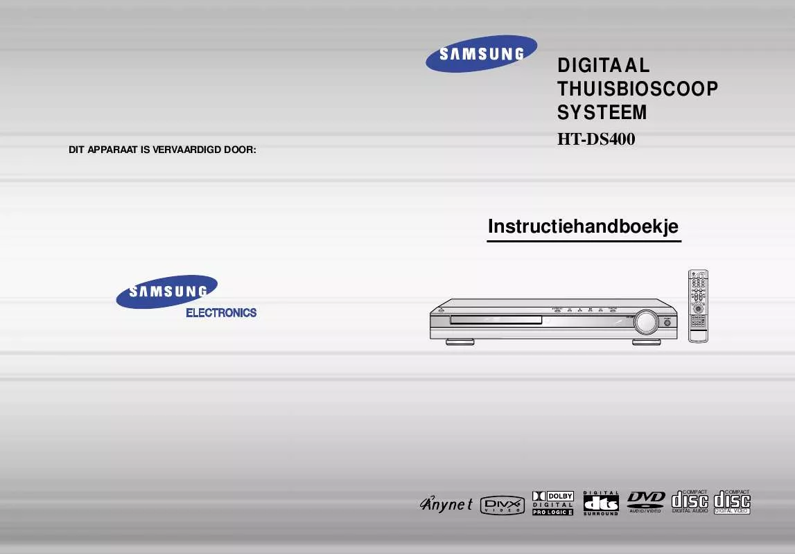 Mode d'emploi SAMSUNG HT-DS400