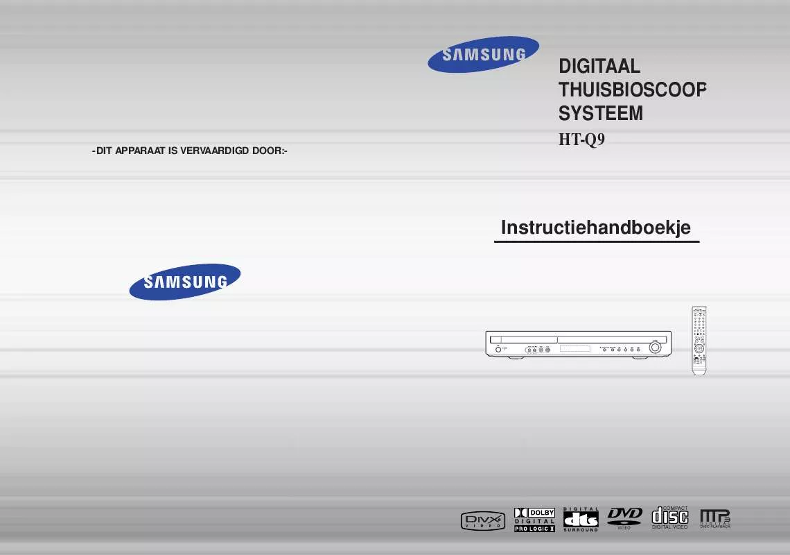 Mode d'emploi SAMSUNG HT-Q9