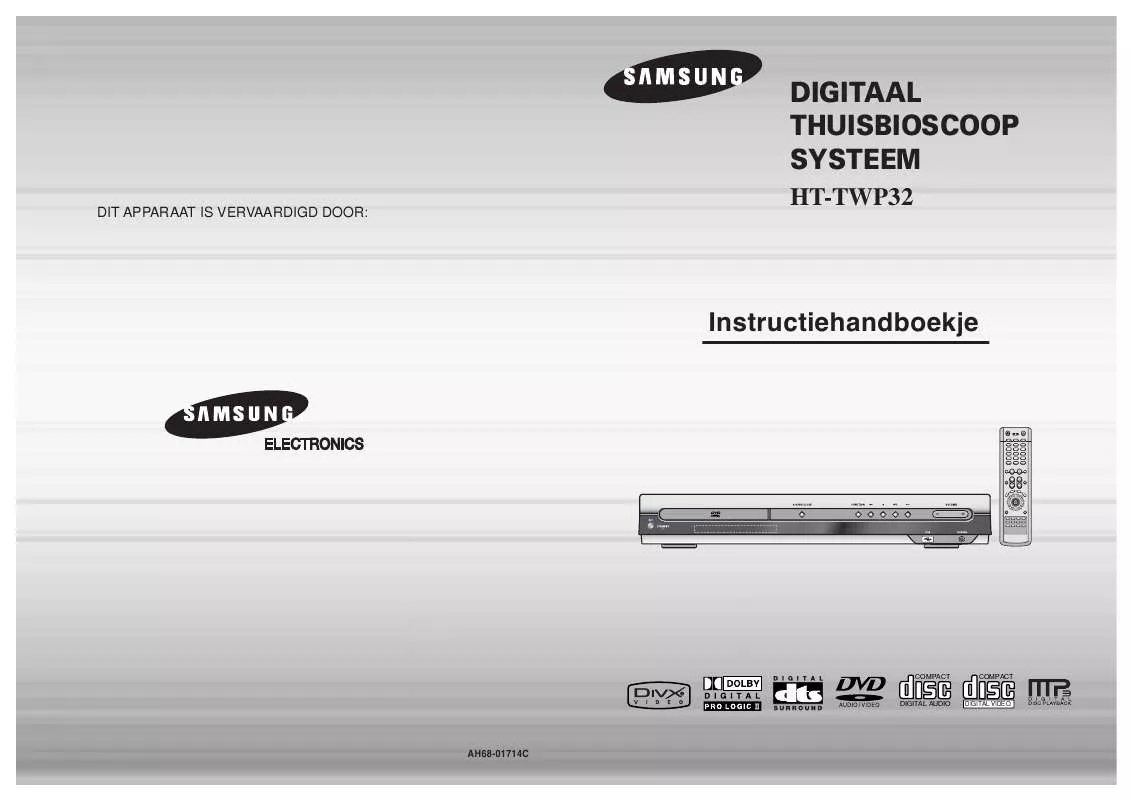 Mode d'emploi SAMSUNG HT-TWP32