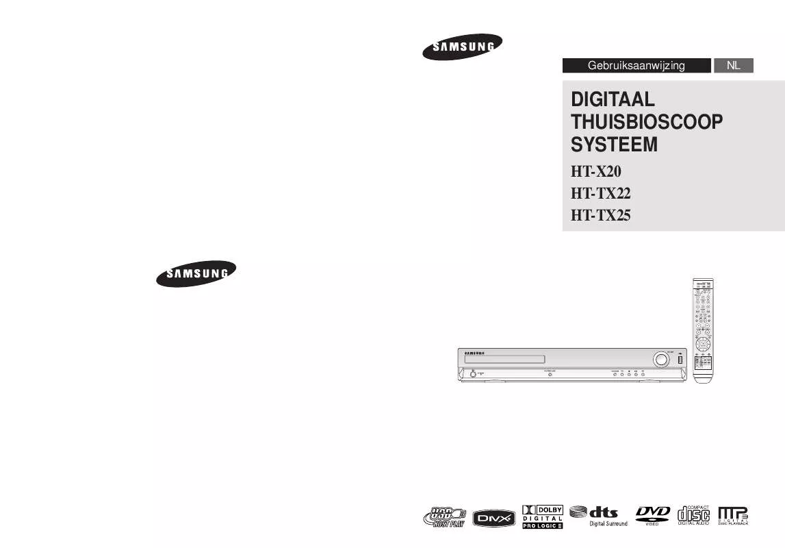 Mode d'emploi SAMSUNG HT-TX22R