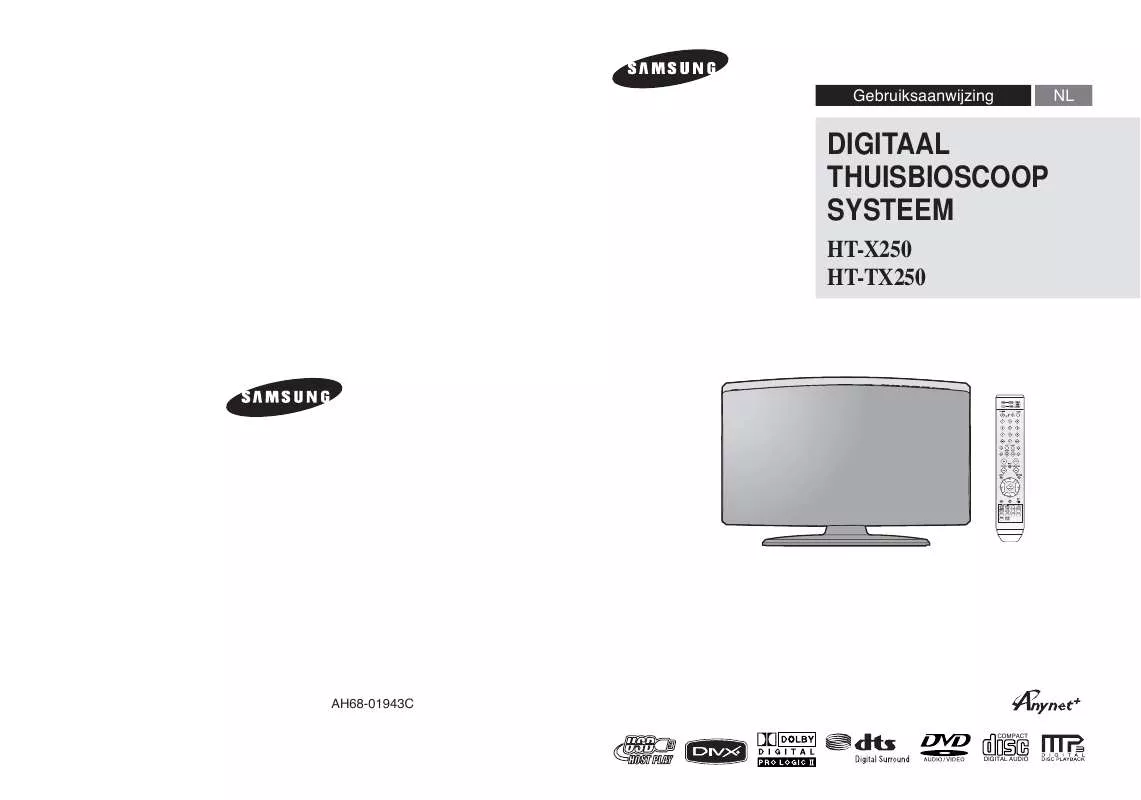 Mode d'emploi SAMSUNG HT-TX250R