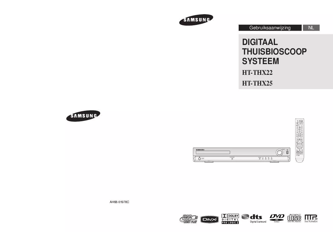 Mode d'emploi SAMSUNG HT-TXQ120R/XEF