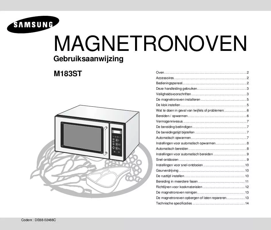 Mode d'emploi SAMSUNG M183ST